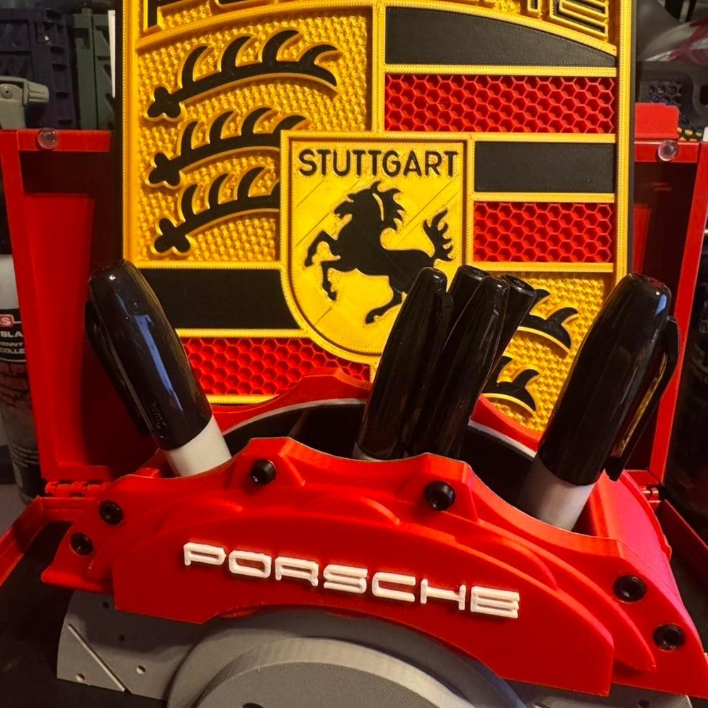 Porsche Caliper Pen/cil Holder
